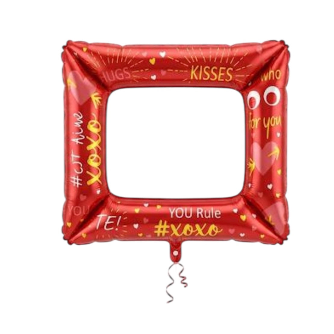 57×55cm Love Selfie Frame Foil Balloon #FB2901