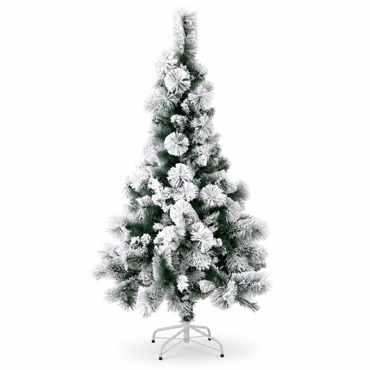 Flocked Christmas Tree with White Snow #CT4375