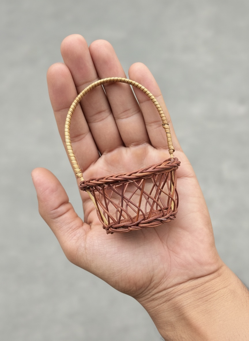 Mini Decorative Wicker Basket #MB4001