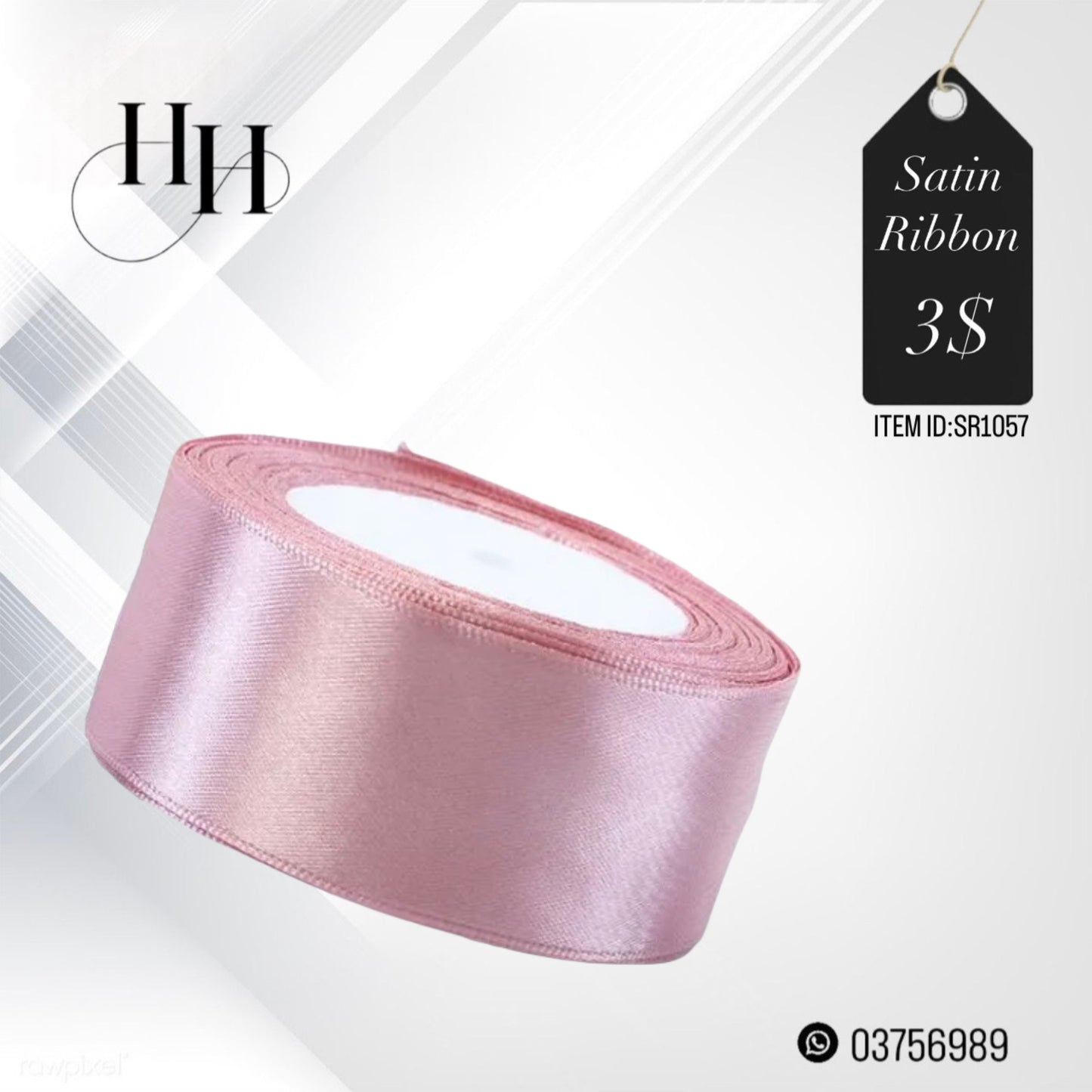 Satin Ribbon 20M x 4cm