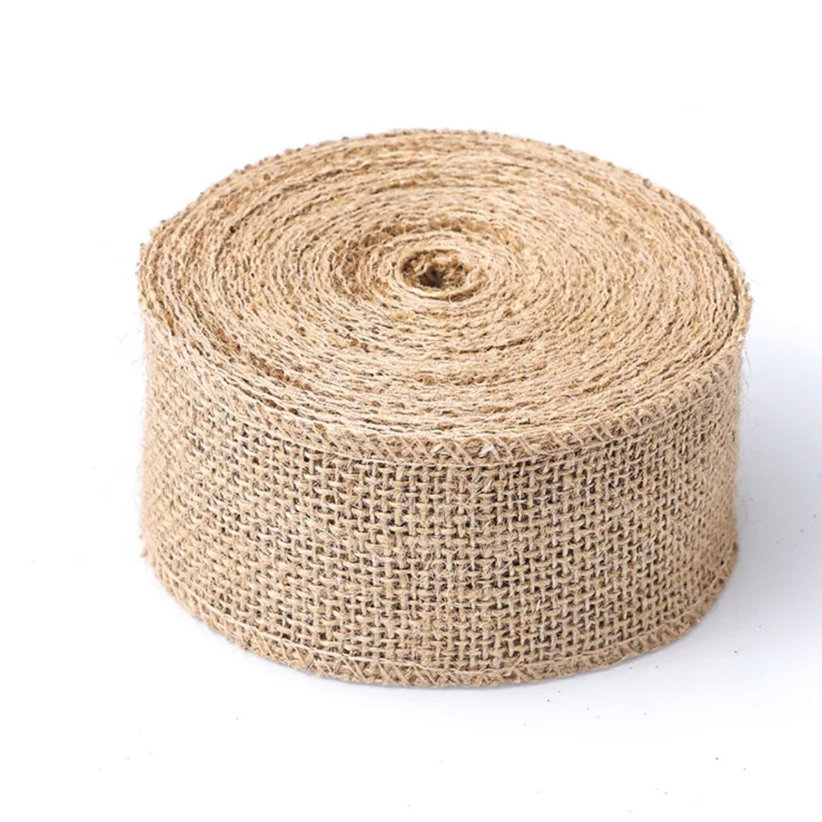 10m Jute Burlap Hessian Ribbon Rolls