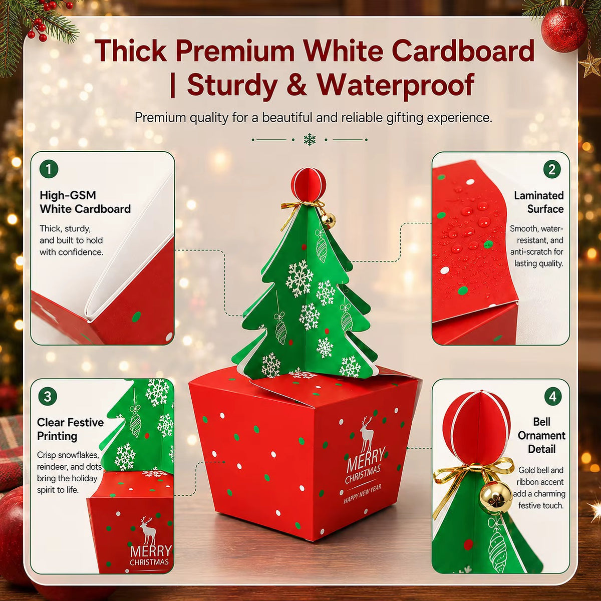 X12pcs Christmas Packaging #CC4208