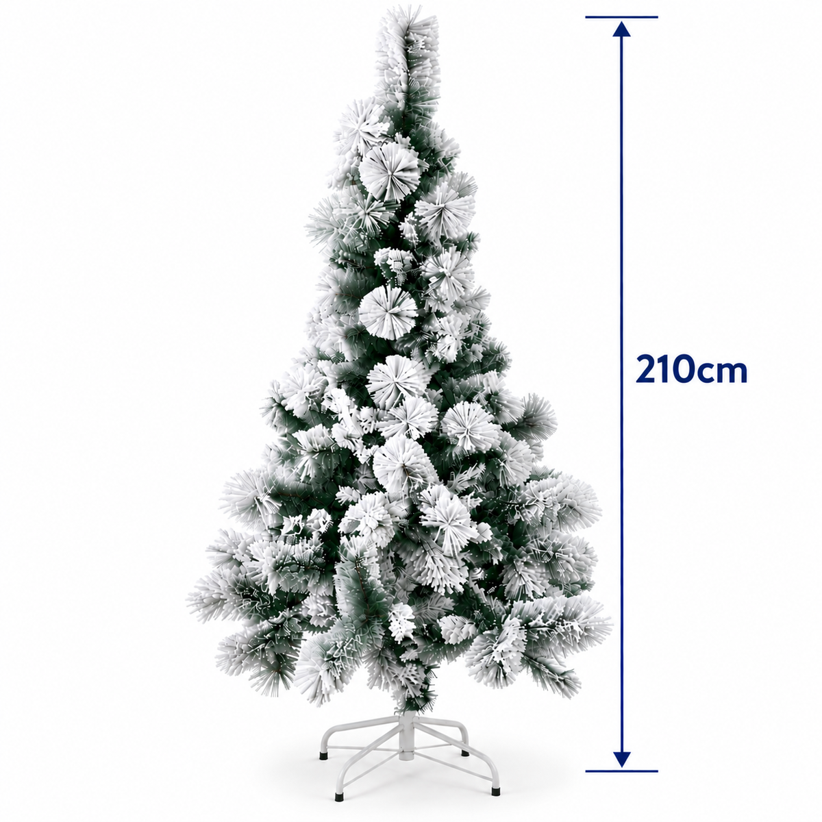 Flocked Christmas Tree with White Snow #CT4375