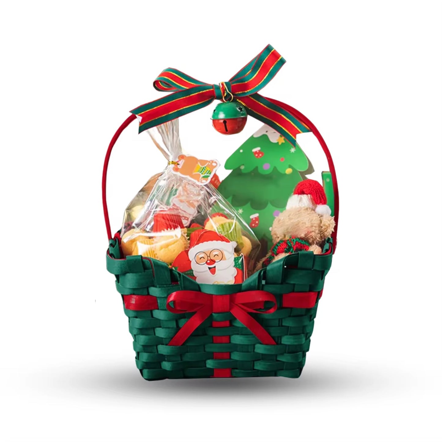Set/2pcs - Christmas wooden Basket #FB2296