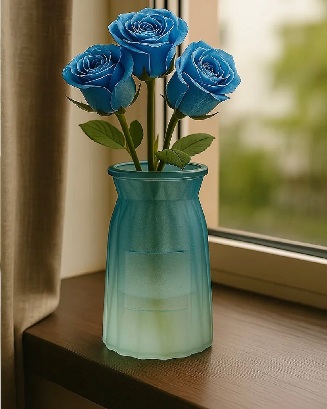 Flower Desk Decorative Glass Vase 15x8cm #GV2814