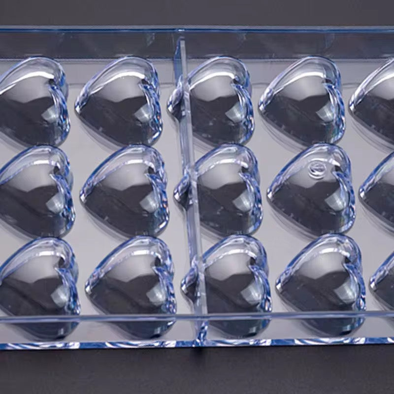 Chocolate Heart shaped Plexi Mold #SM1710
