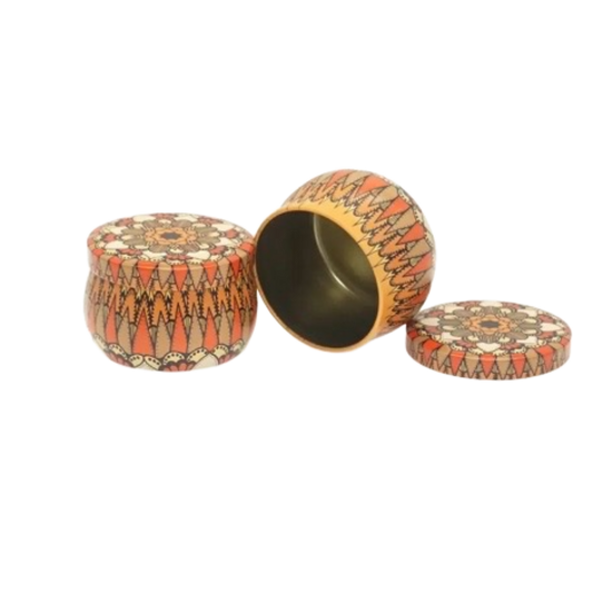 4oz Tin Can For Candles With Lid #AJ1336