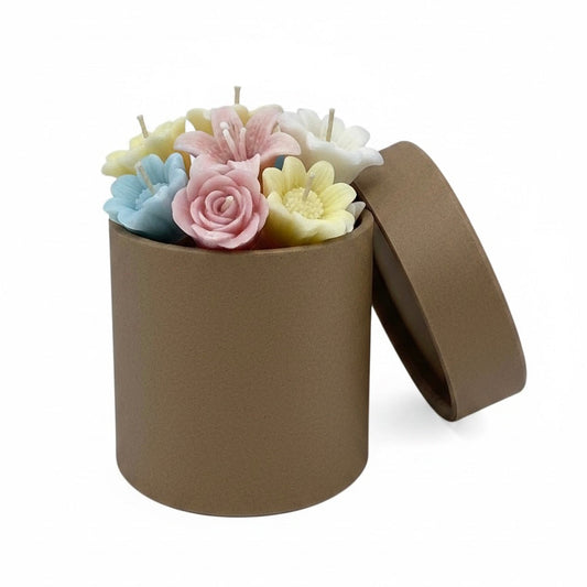 Round Kraft Paper Gift Box with Lid #KB3979