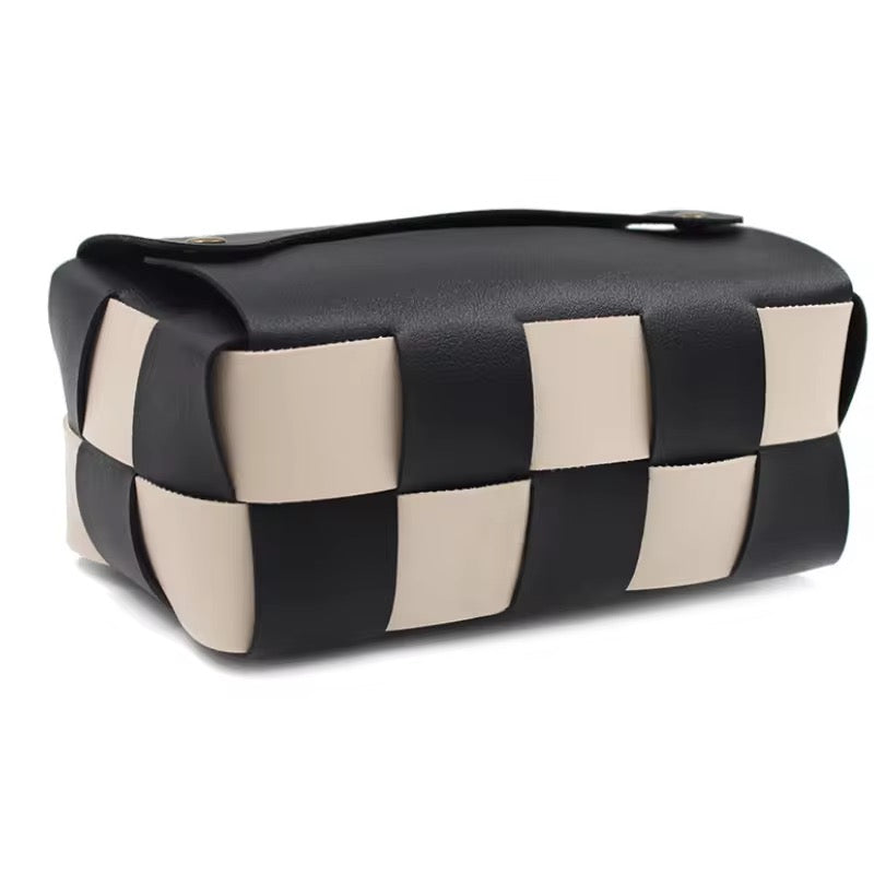 Checkered Tissue Box Cover  #CV3983