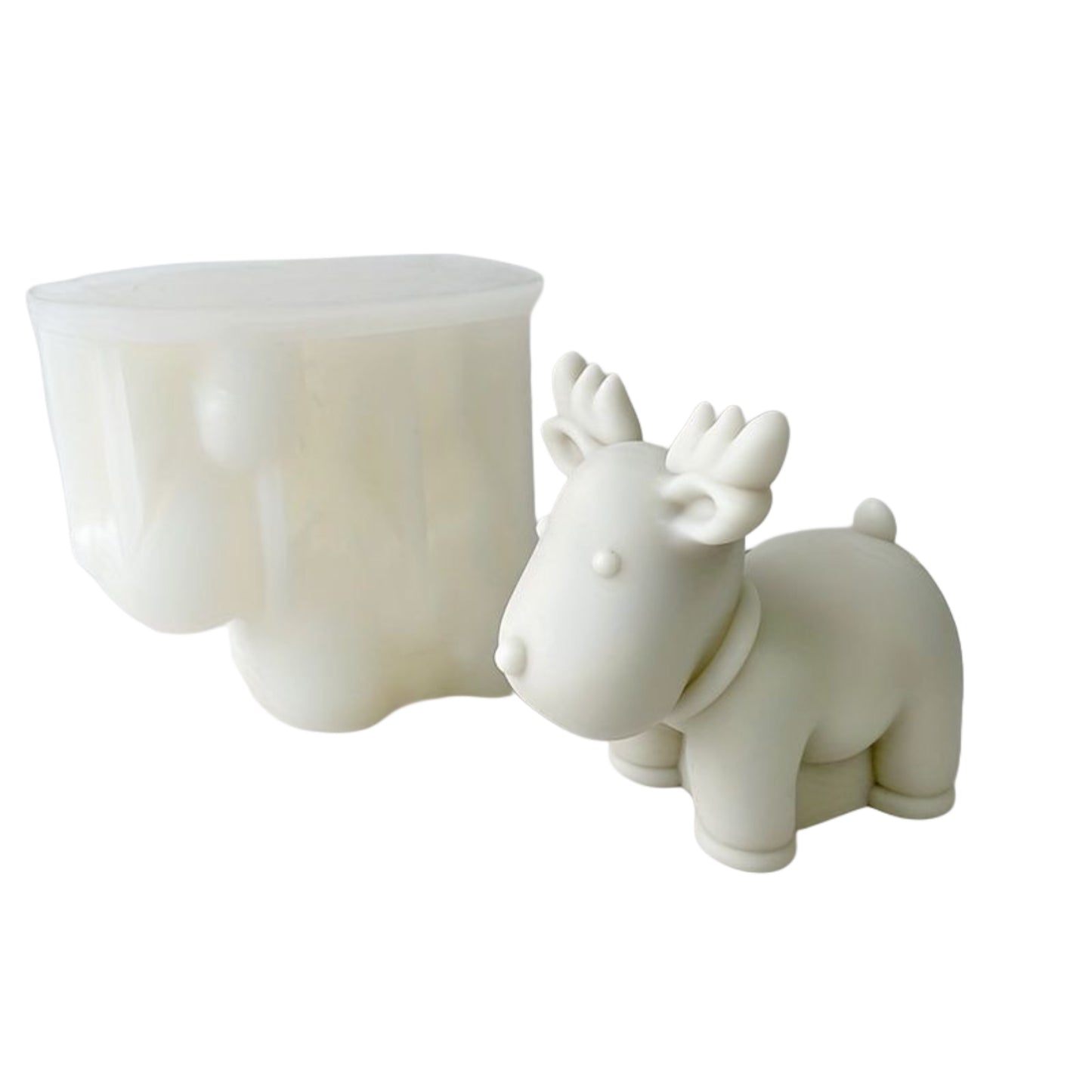 3D Christmas Reindeer Silicone Mold #SM1510