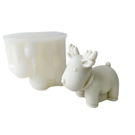 3D Christmas Reindeer Silicone Mold #SM1510