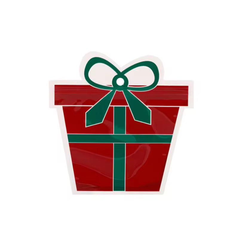 X12pcs Christmas Bag With Zipper #CB2306