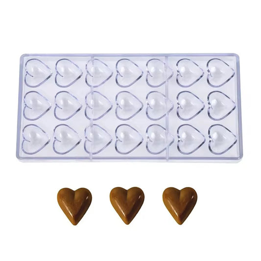Chocolate Heart shaped Plexi Mold #SM1710