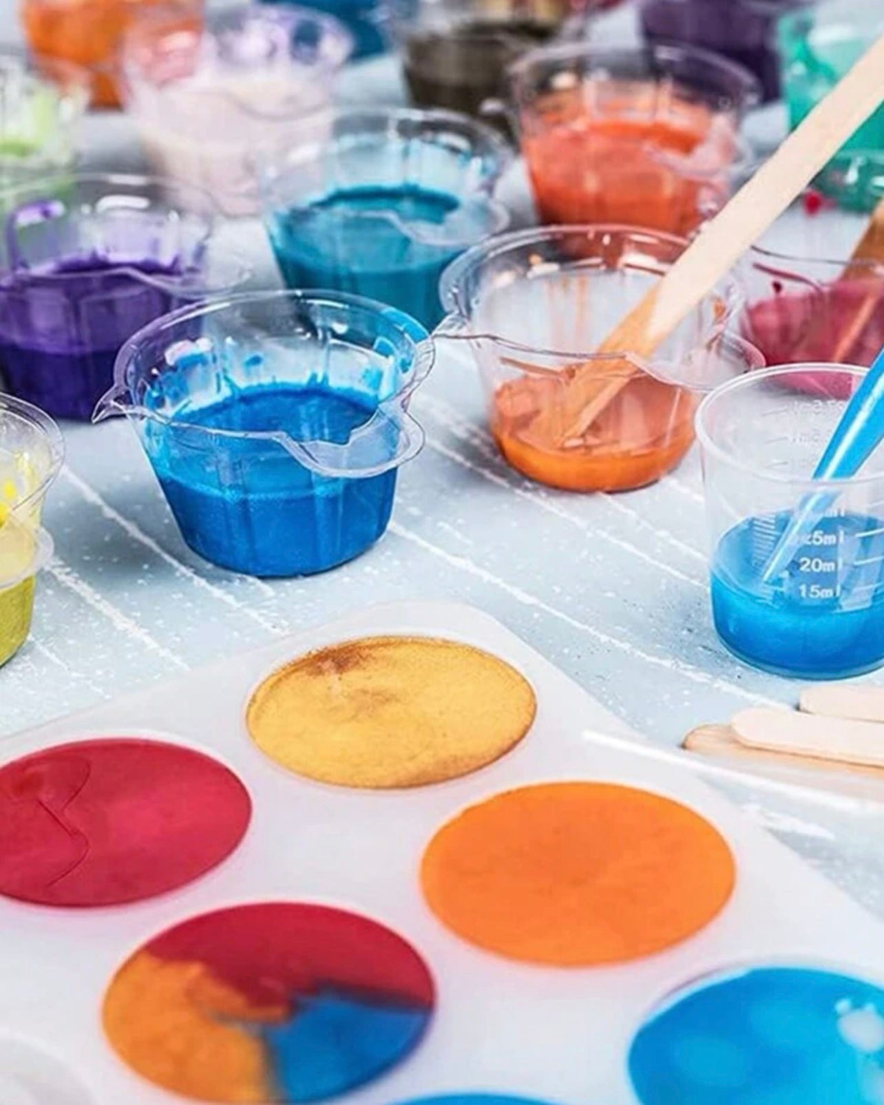 10pcs - 40ml Plastic Disposable Cups #DC1162