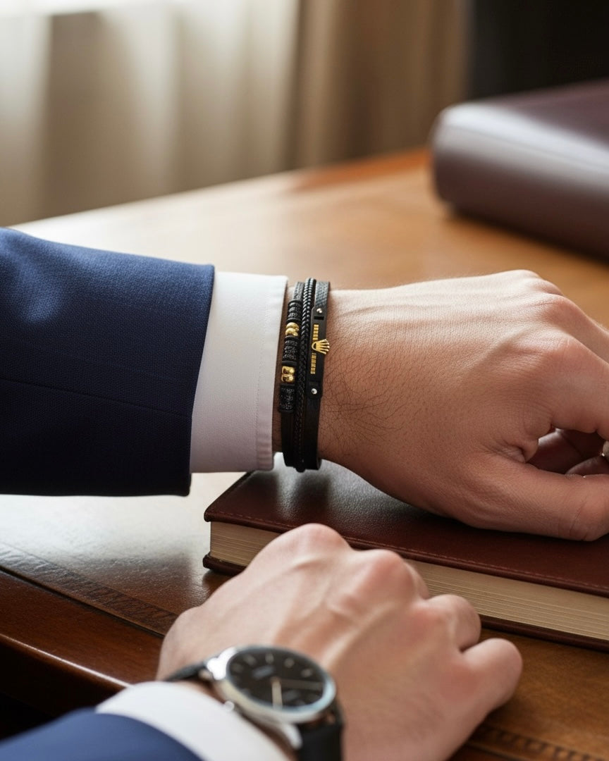 Royal Crown Men’s Bracelet #VC3845