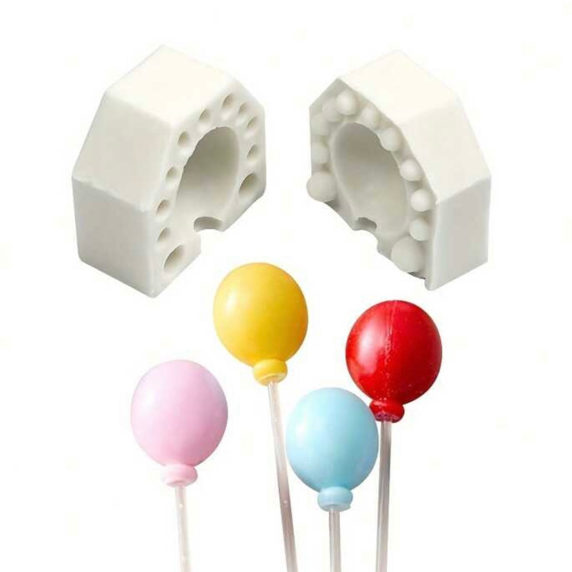 Round Balloon Lollipop Silicone Mold #SM2022