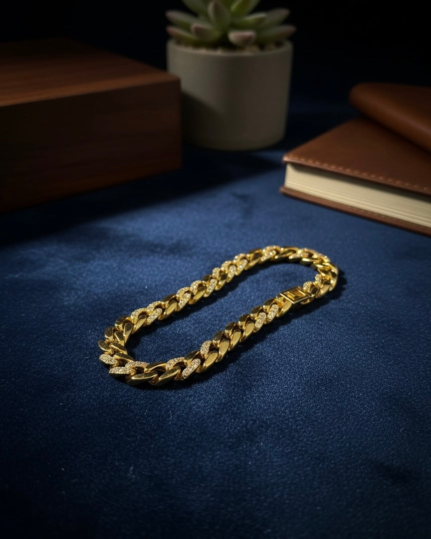 18K Gold Plated Clover Bracelet #GB3864