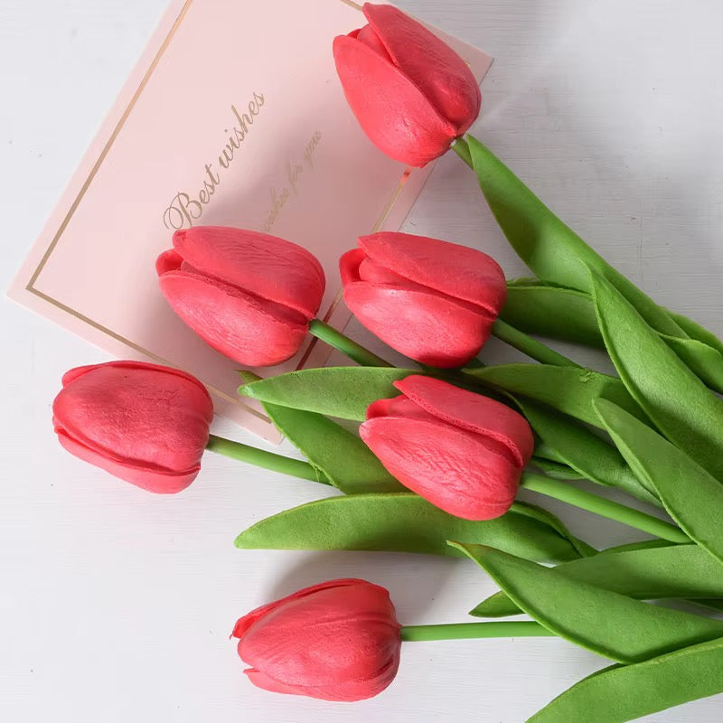 X10pcs - Artificial Tulip Flowers #AF4038