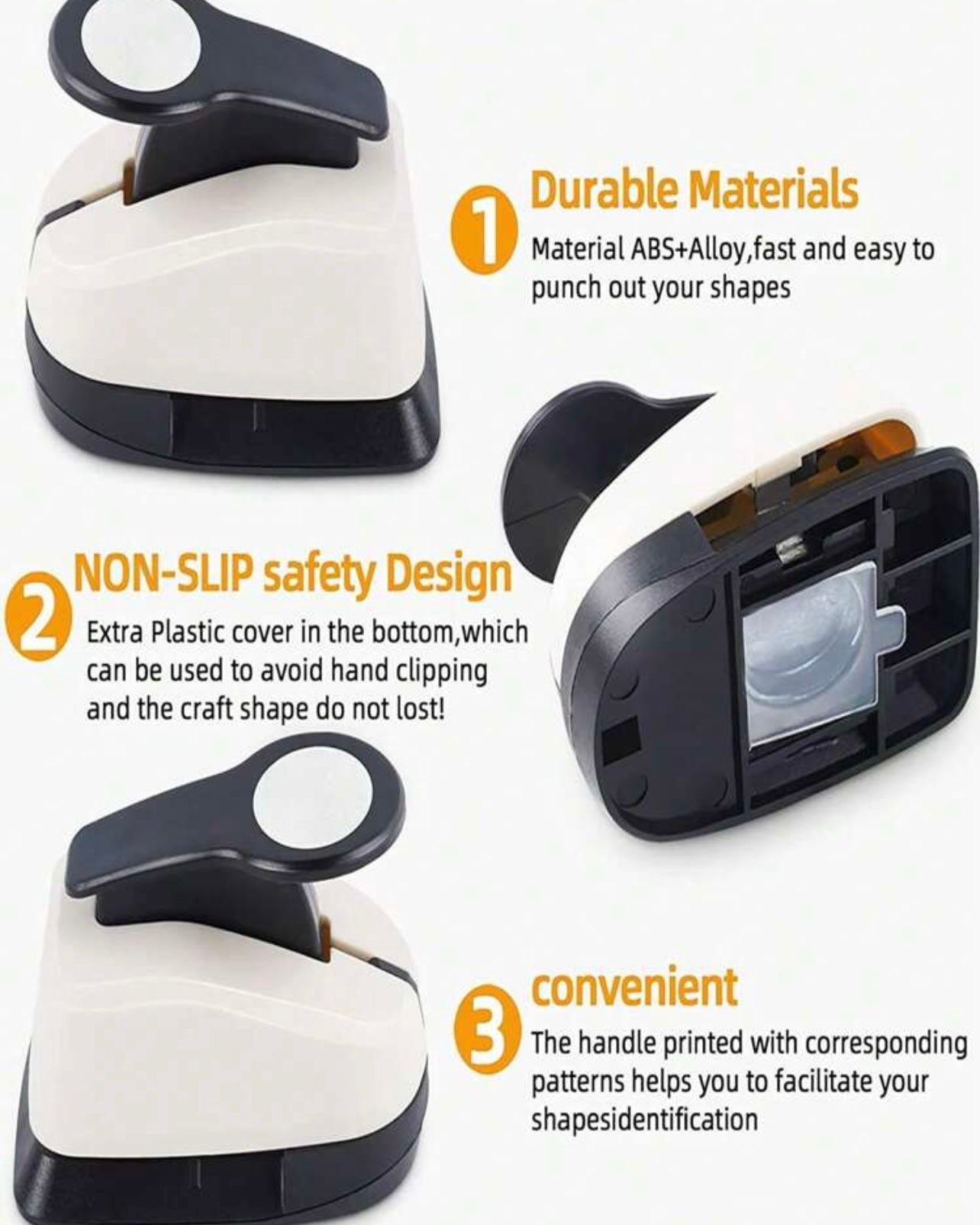 Round-shaped, Handheld And Paper Hole Puncher #PH1859