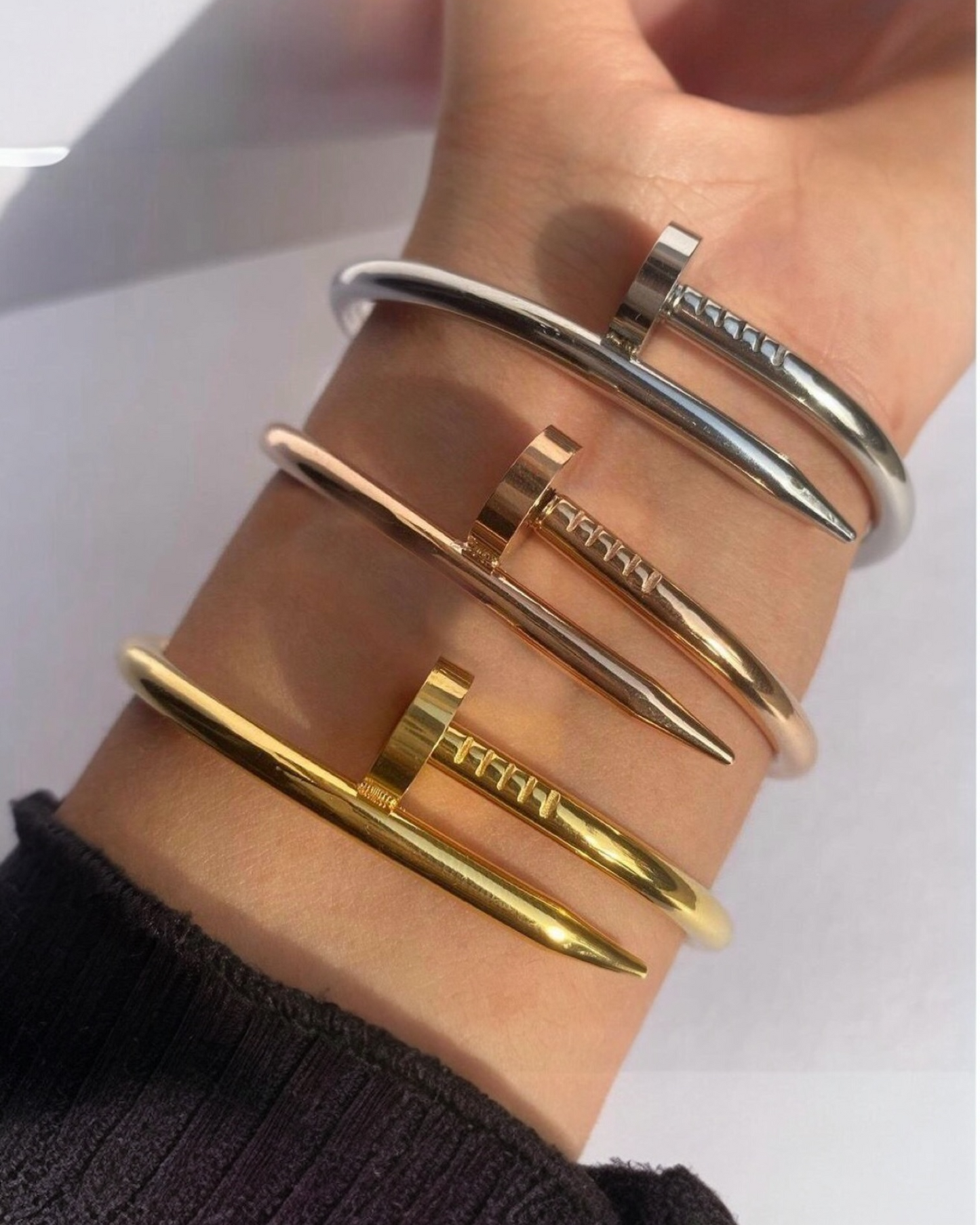 3PCS Luxury Bracelet Set – Stainless Steel #GB3894