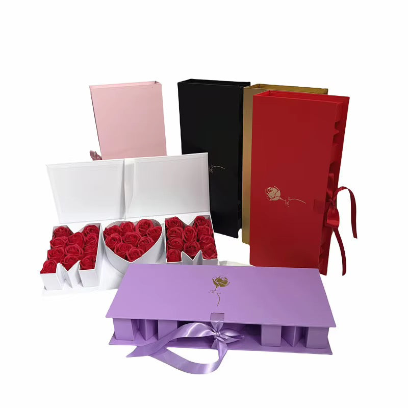 Luxury MOM Rose Gift Box with Satin Ribbon #MB4326