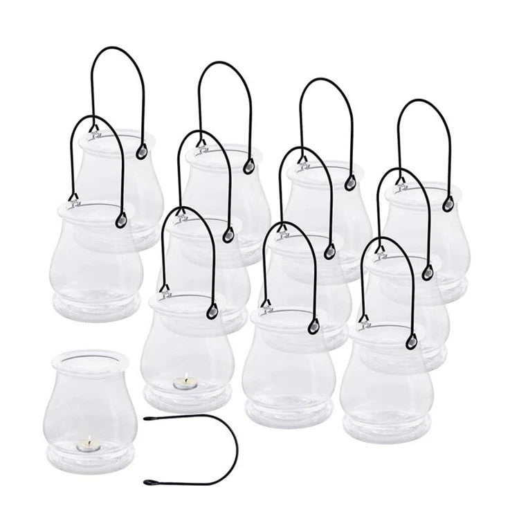 Glass Candle Holder #CH1685