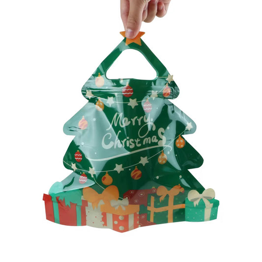 X12pcs Christmas Bag With Zipper #CB2303