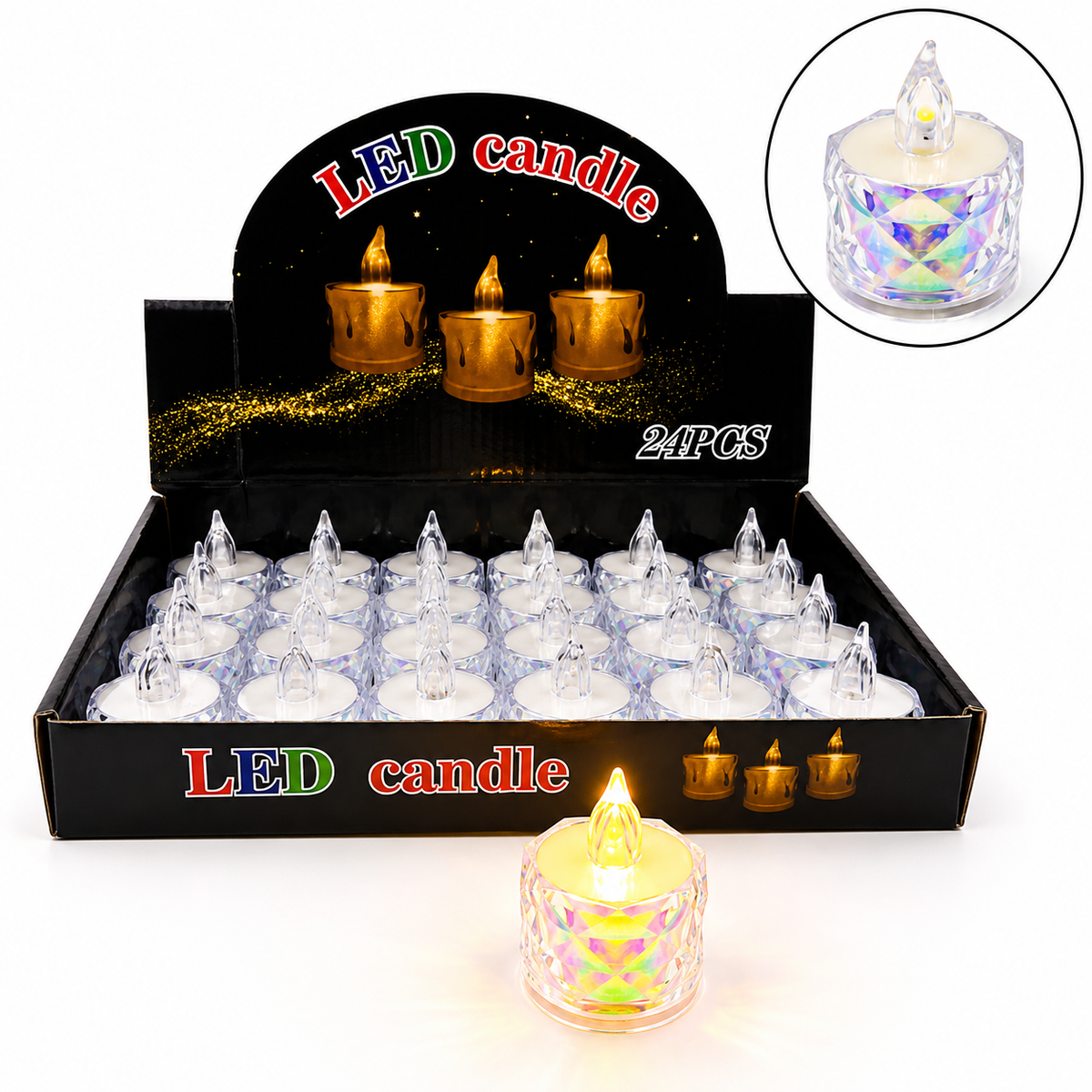 LED Candle Light – 3 Styles #EC4201