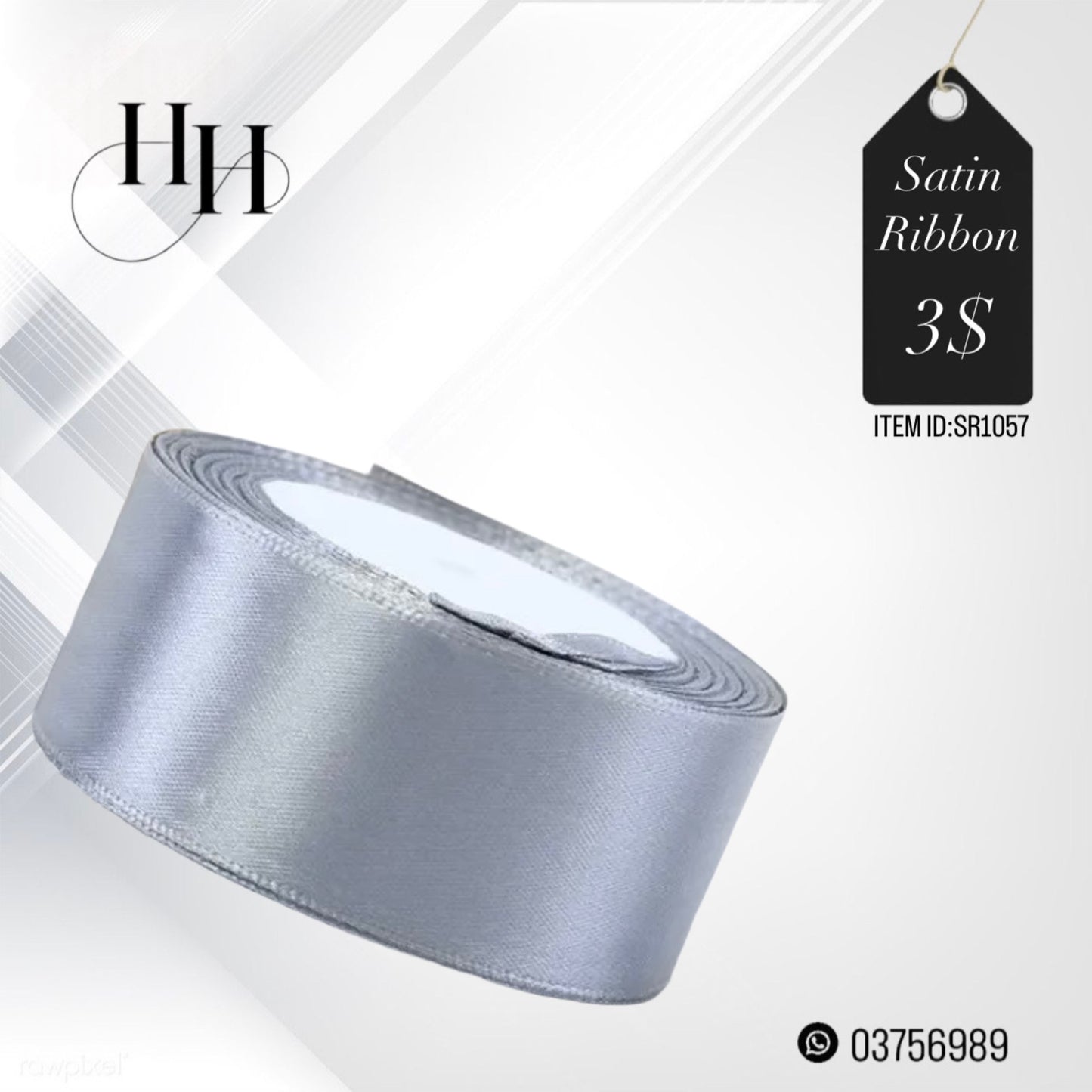 Satin Ribbon 20M x 4cm