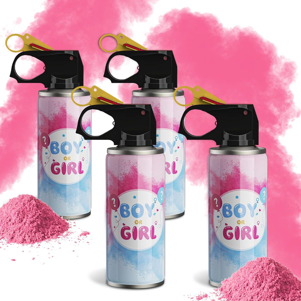 Gender Reveal Powder Spray – Boy or Girl Color Cannon #GS3087