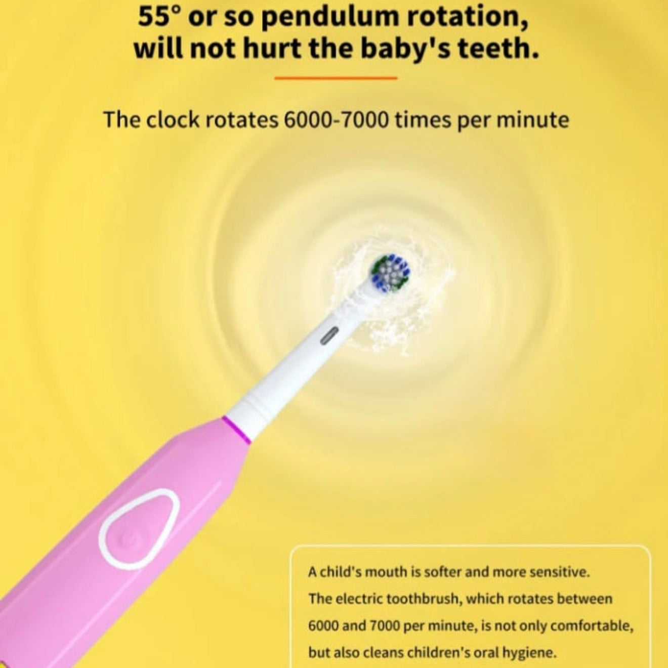 Rotating Electric Toothbrush for kids #TF054