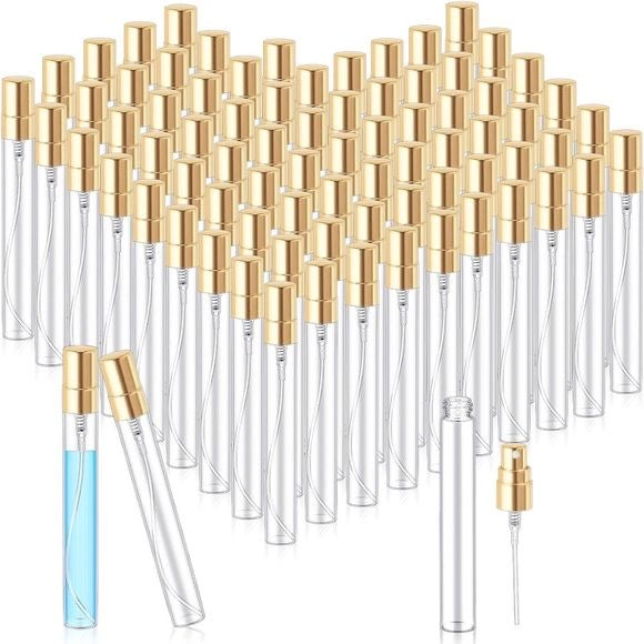X12pcs - 10ml Refillable Glass Perfume Spray Bottle #GB3959