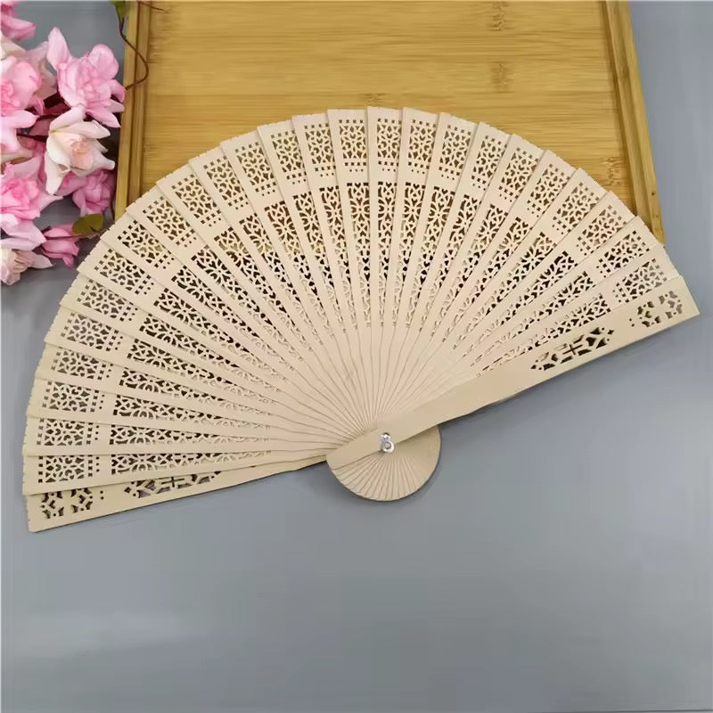 Bamboo Handheld Fans Vintage #HF1963