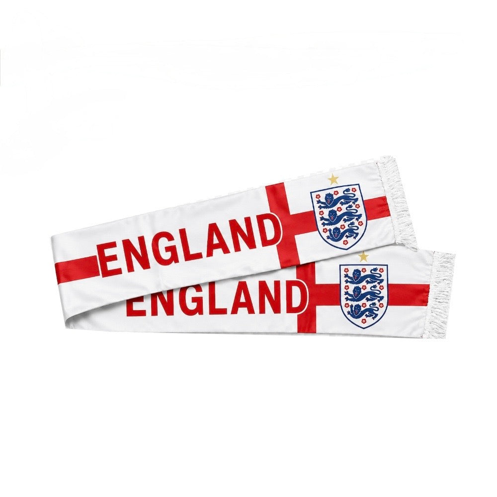 England Fan Scarf – 143 × 14 cm #FS3259
