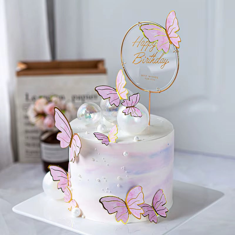 Metal Cake Topper Set #CT4257