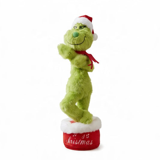 Animated Musical Grinch Christmas Plush Toy #HT4464