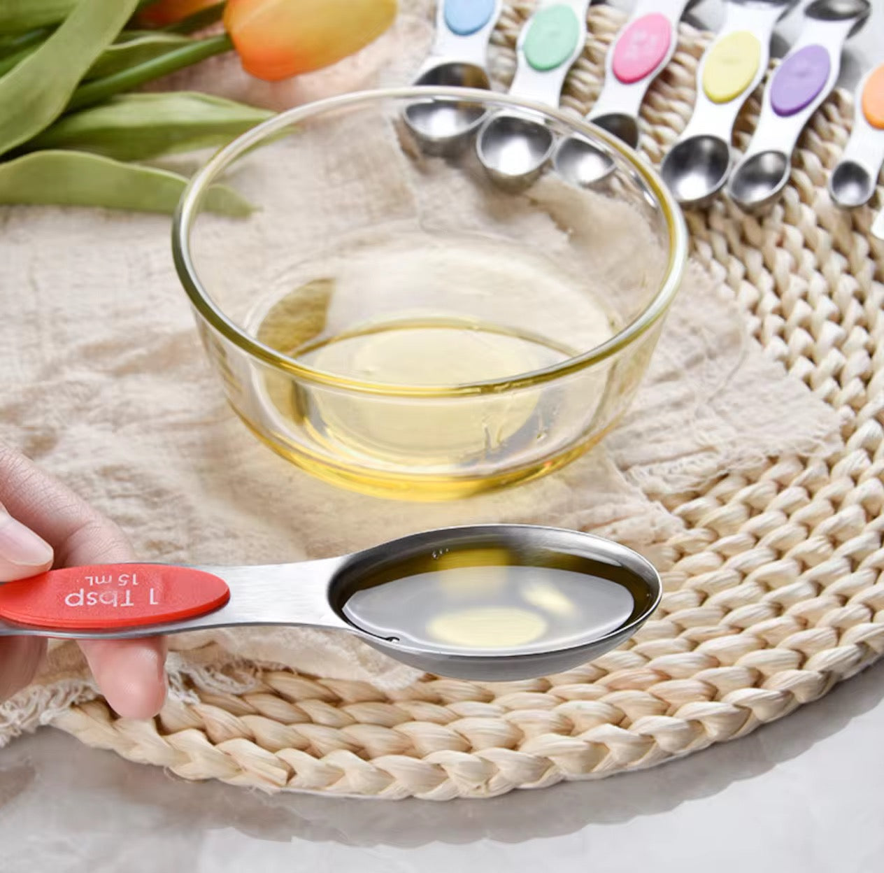 Stainless Steel Measuring Spoon Set – 7 Pieces #GS3943