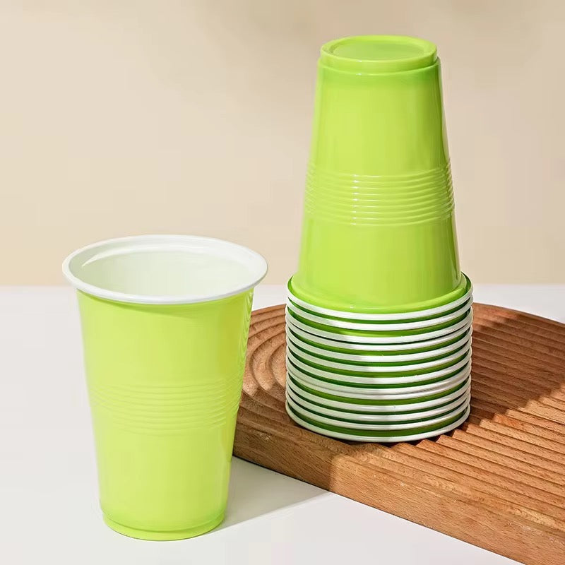 X12pcs Colorful Disposable Cups #DC4240