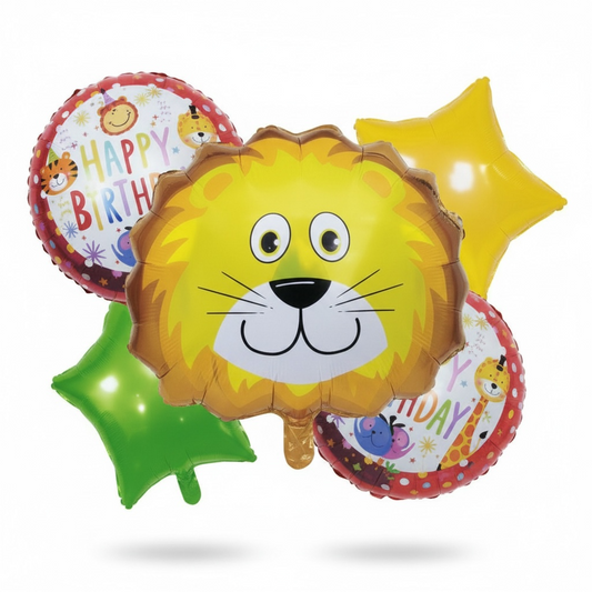 Lion Birthday Balloon Set #JB3988