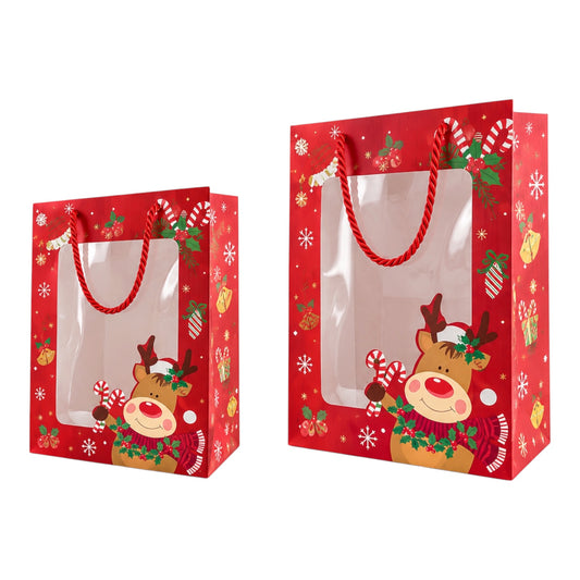X12pcs Christmas Gift Bags #CB4307