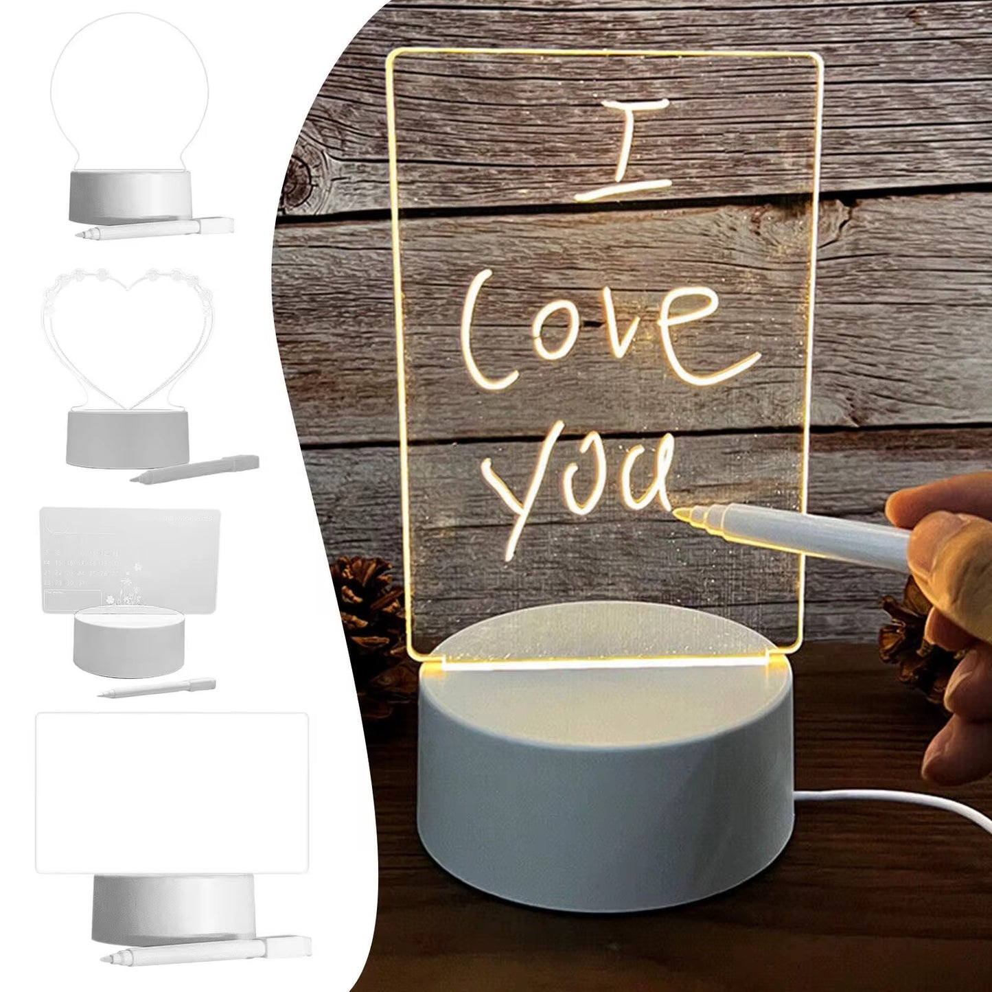 High Transparent Acrylic Diy Note Board #NB2012