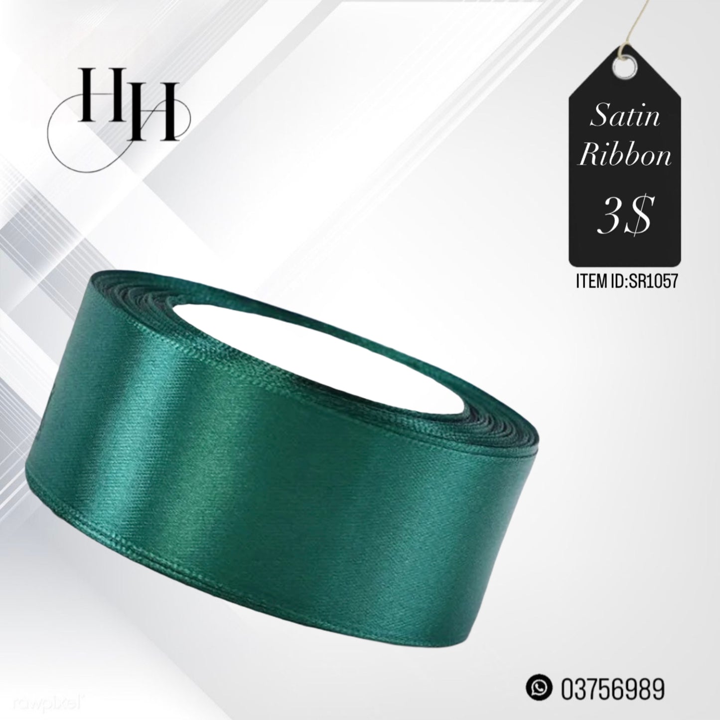 Satin Ribbon 20M x 4cm