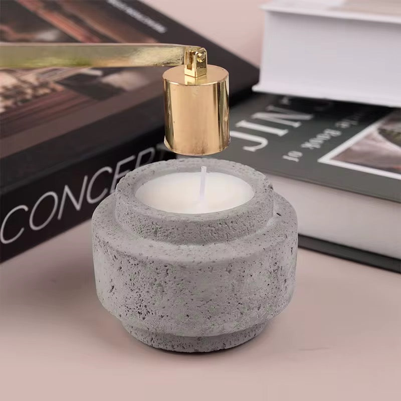 Modern Cement Candle Holder #CV3988