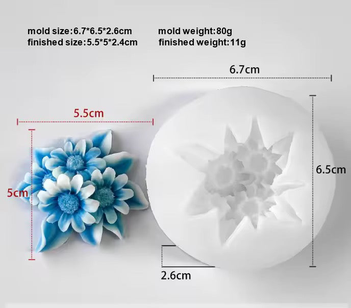 Flower Silicone Mold #SM2504
