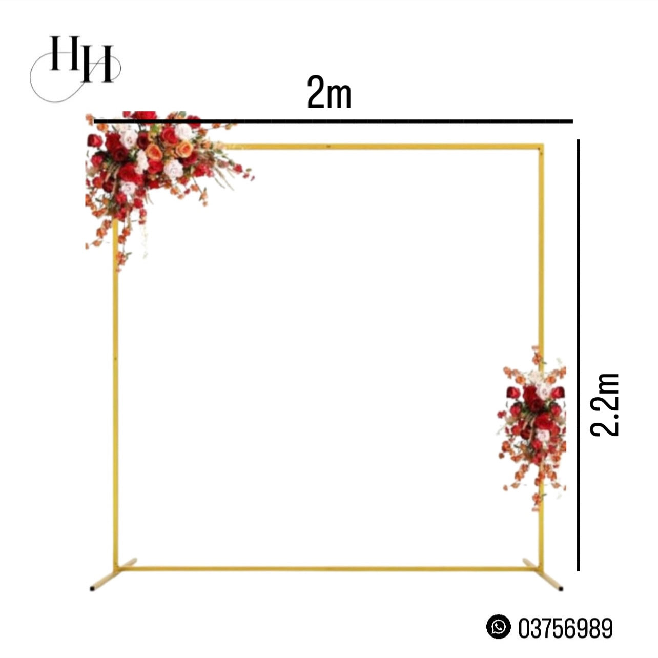 Metal Stand 2.2m x 2m #MS1361