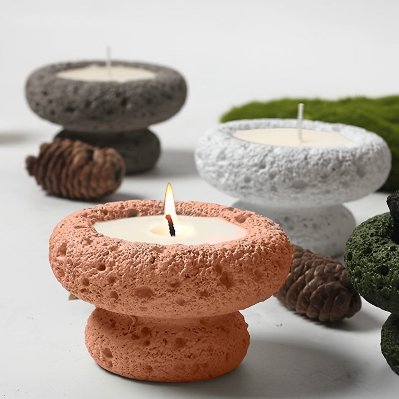 Moonlit Cement Candle – 70g #CV3986
