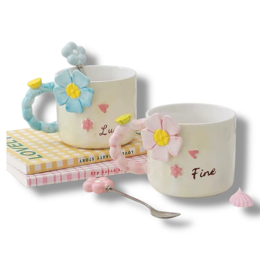 Daisy Ceramic Mug #GM2333