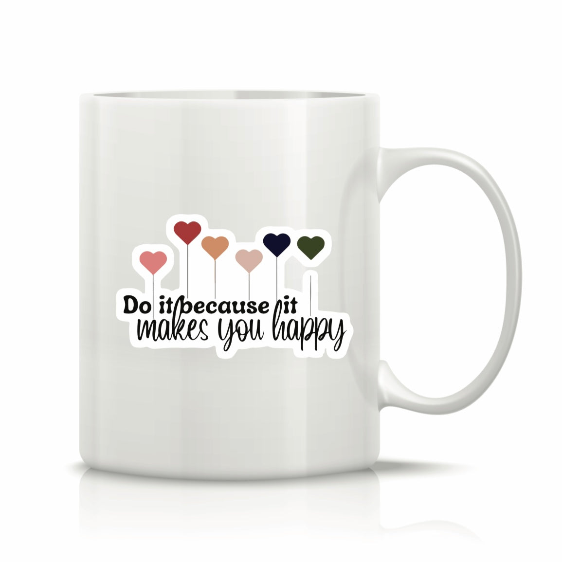 Printed Glass Mug  #GM2225