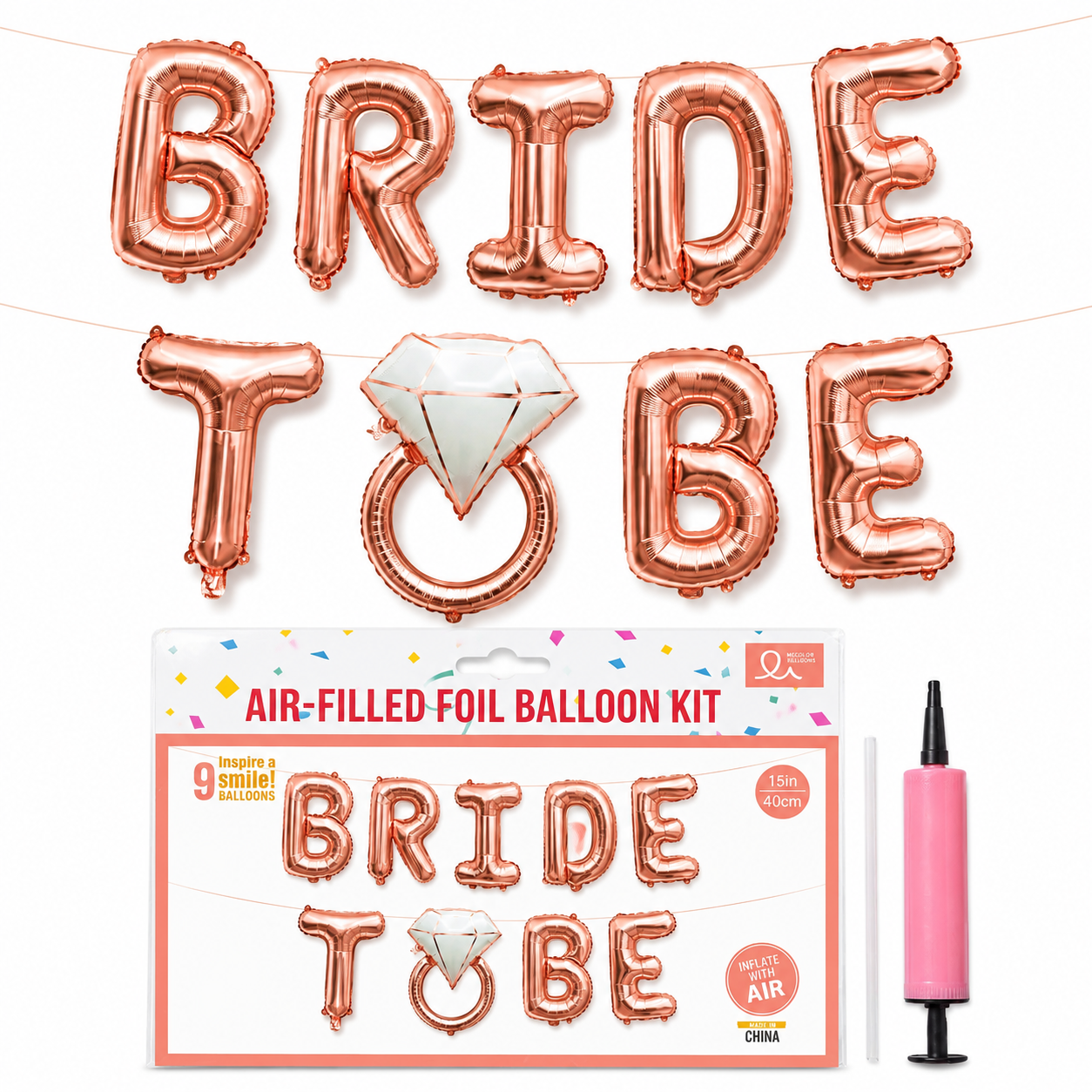 Bride to Be Foil Balloon Banner – 16 Inches #FB4122