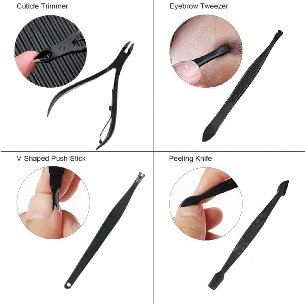 Stainless Steel Manicure Set #MS1703